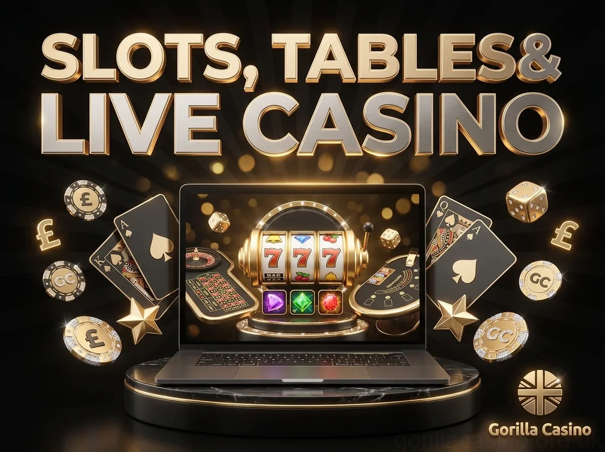 Slots, Tables& Live Casino